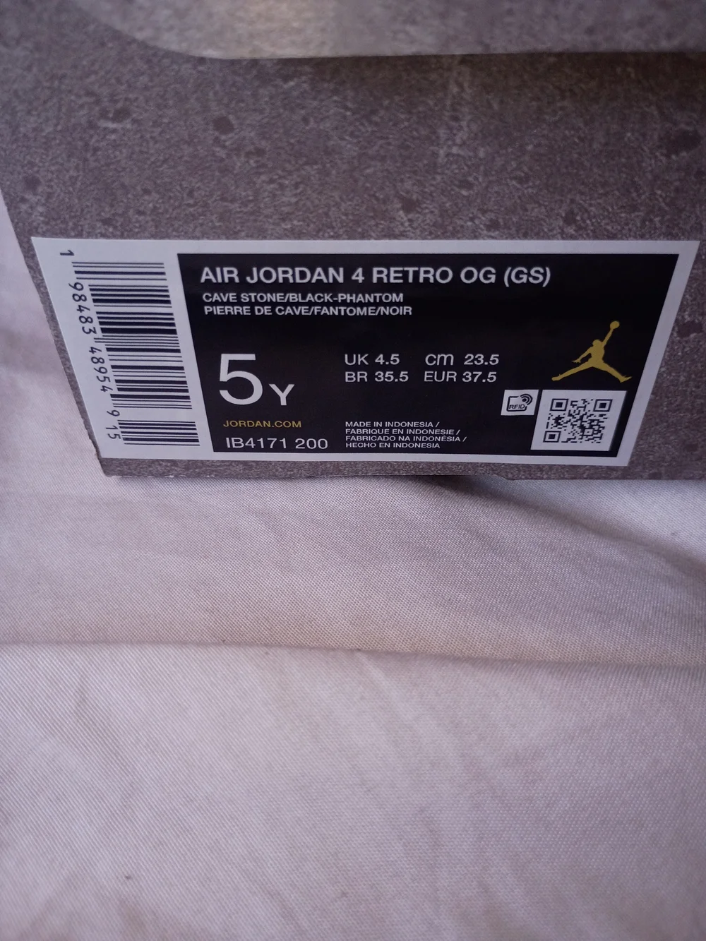 Jordan Kids Suede Sneakers in Taupe